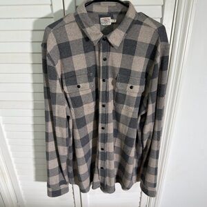 Faherty grey Checkered Button Down Shirt